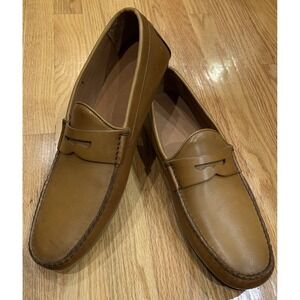 Allen Edmonds "SUPER SPORT PENNY" Leather Loafers 13 D Walnut